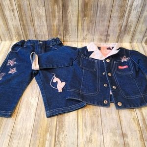 Baby Girl Vintage Baby Phat 4 piece outfit